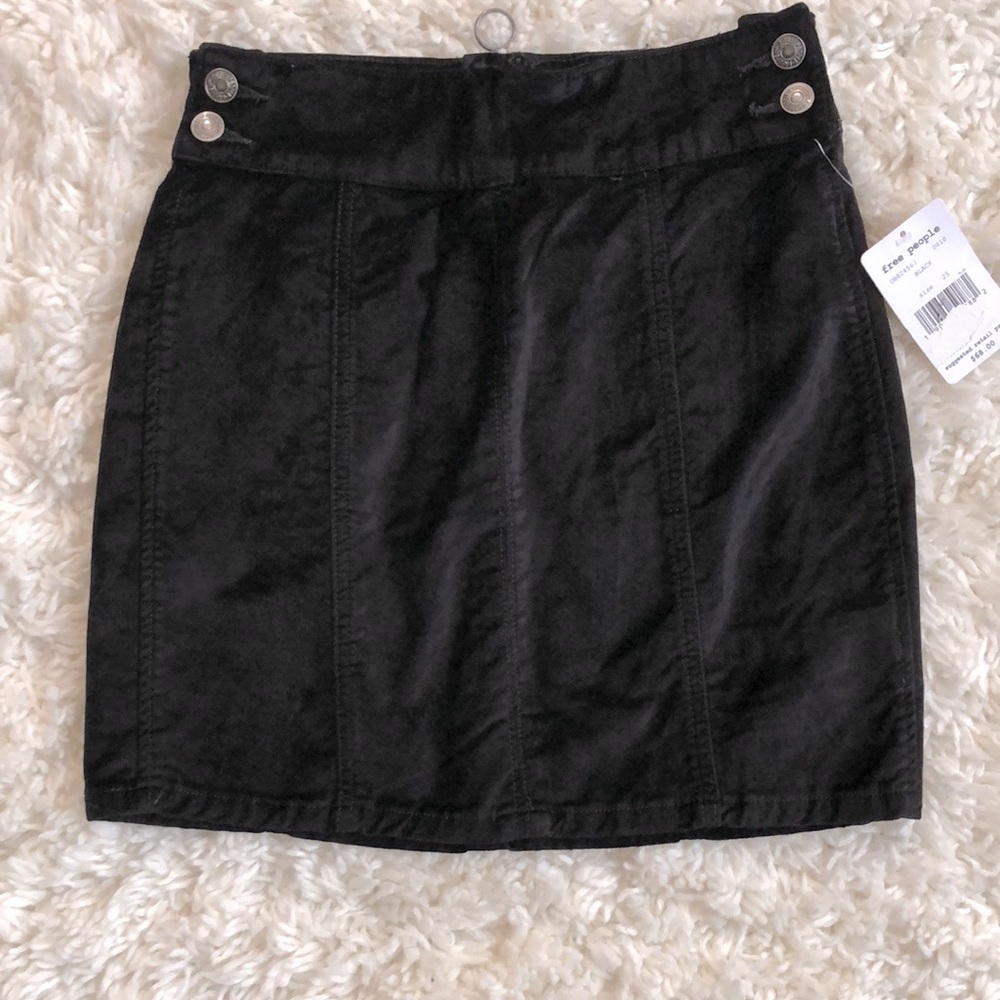 Free people suede skirt